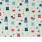 SINGER Christmas Houses Letters Print Cotton Fabric